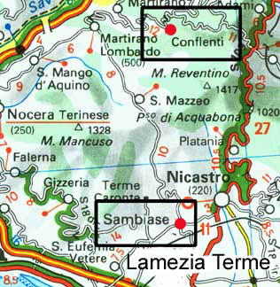 calbria map